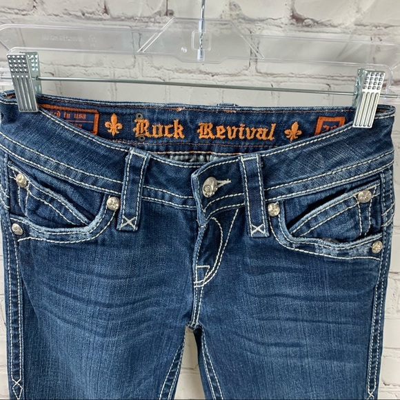 ROCK REVIVAL PATTI BOOT JEANS - Picture 3 of 8